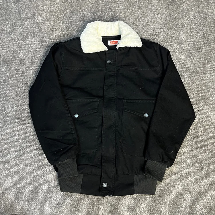 کاپشن خلبانی کتان - بوتیک شارک